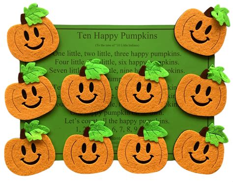 Ten Little Pumpkins Ezyed