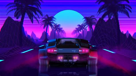 200 Synthwave Backgrounds