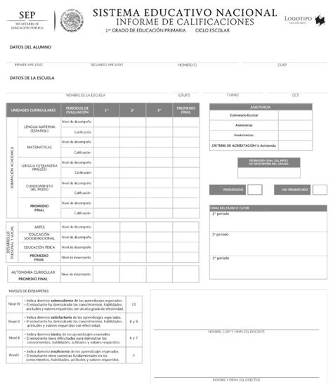 Como descargar tu boleta de calificaciones sep. Informe de calificaciones (boletas) en pdf ciclo escolar 2018-2019 de 5º QUINTO GRADO Nuevo ...