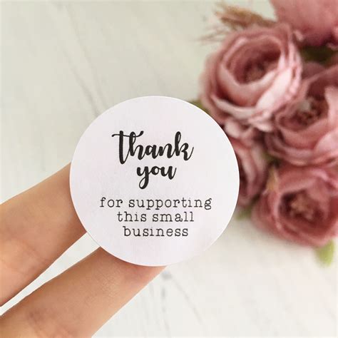 Thank You For Supporting This Small Business Various Shop Etsy