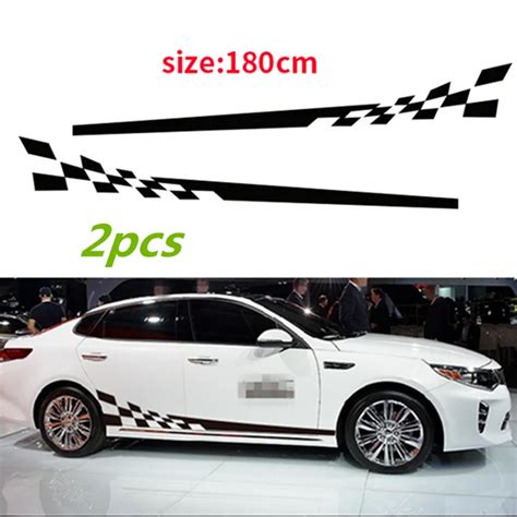 2pcs Car Decal Vinyl Graphics Side Stickers Body Decals Generic