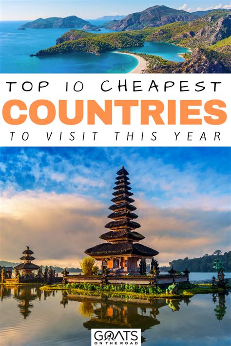 Top 10 Cheapest Countries To Visit This Year