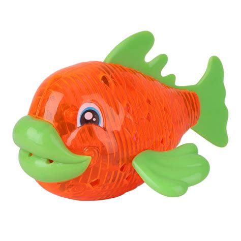 Cartoon Sea Animal Diving Pool Toys Floating Fish Luminous Bathing Toys