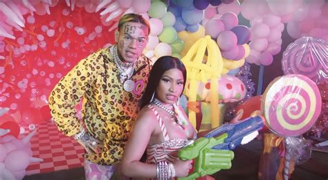 6ix9ine And Nicki Minaj Drop Candy Land Themed Fefe Video Iheart