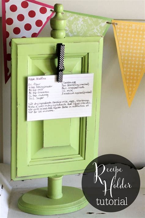 This recipe stand works great to set either a cookbook or ipad on when making a recipe. Recipe Holder