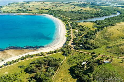 Aerial Of Natadola Beach Fiji Islands Widescenes Photography