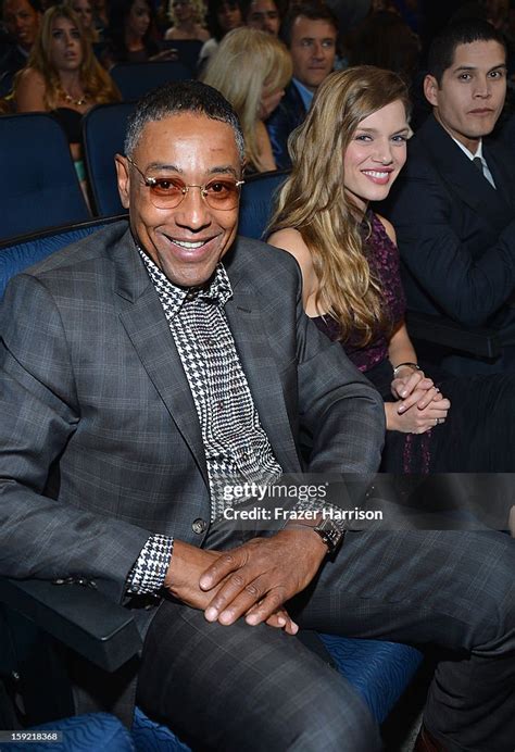 Actor Giancarlo Esposito And Tracy Spiridakos In The Audience At The