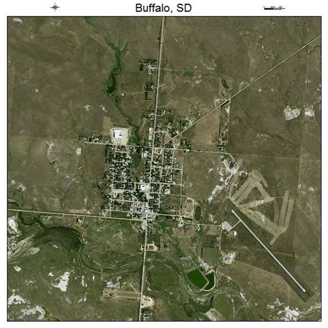Aerial Photography Map Of Buffalo Sd South Dakota