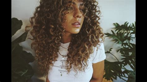 If you are a great curly hair enthusiast, this type of haircut can give a good impression about you to the beholders. Curly Hair Routine + DIY Hair Cut - YouTube