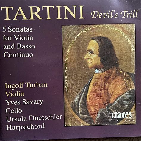 Ingolf Turban Yves Savary Ursula Duetschler Tartini Tartini Devil