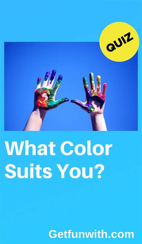 What Color Suits You In 2023 Color Quiz Color Personality Quiz