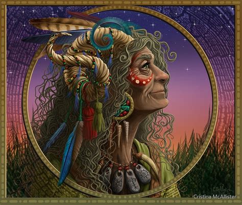 Wise Woman V1 By Cristina Mcallister Redbubble