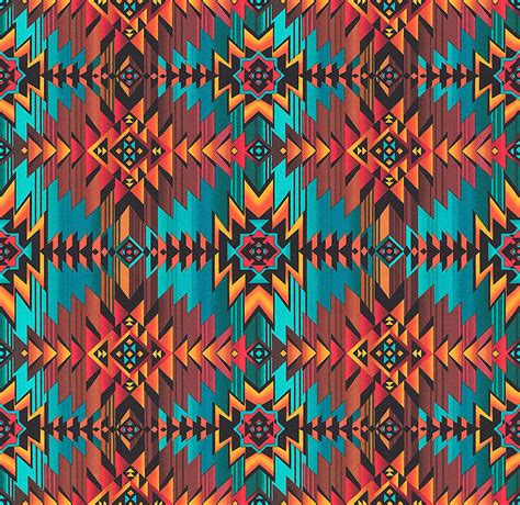 Timeless Treasures Southwestern Sunset Native American Geometrics