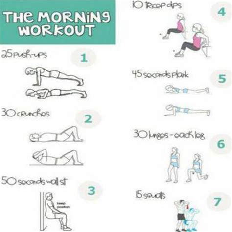 Workout Exercises Workout Exercises In The Morning