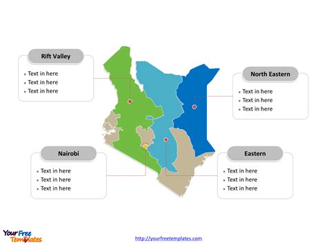Jungle maps map of kenyan counties. Free Kenya Editable Map - Free PowerPoint Templates