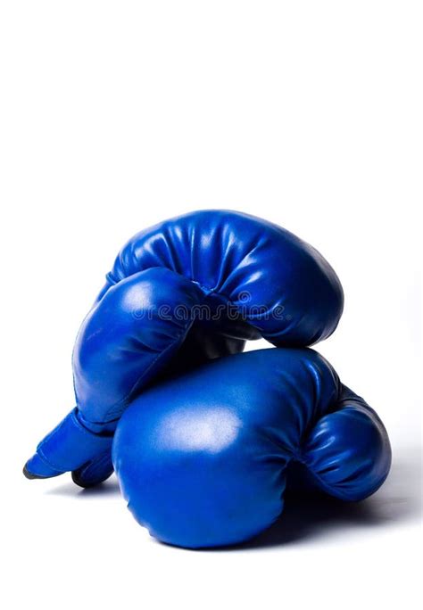 Two Boxing Gloves Isolated Stock Image Image Of Knockout 134266937