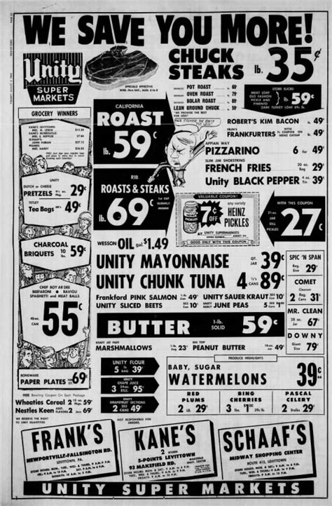 Grocery Ads 1964