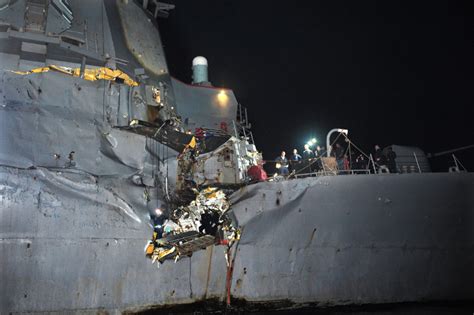 Navy Ship Collides With Oil Tanker In Persian Gulf