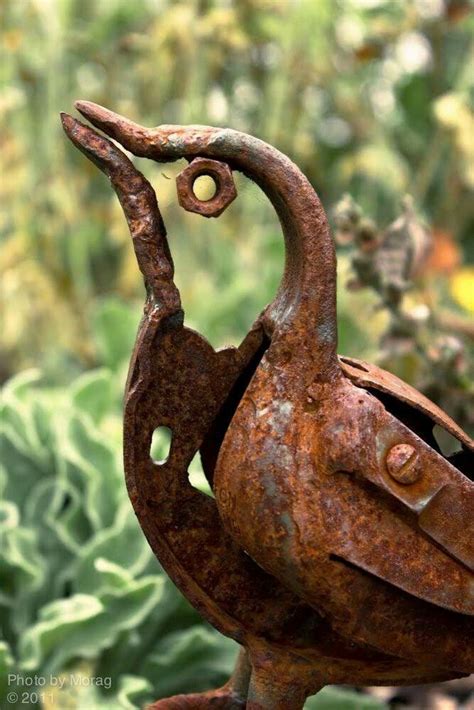 Rustic Garden Decor Rusty Metal Rusty Garden Welding Art