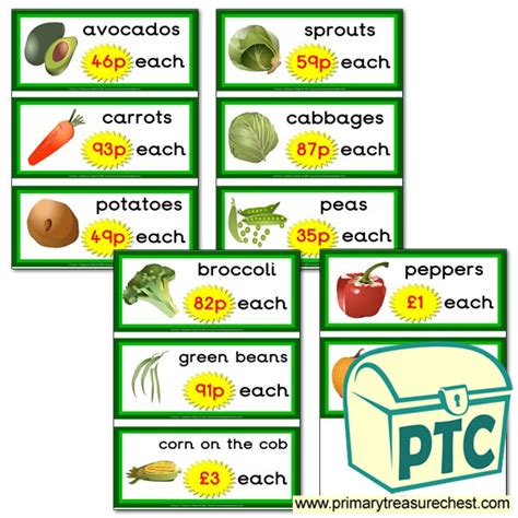 fruit and vegetable shop greengrocers role play resources primary treasure chest