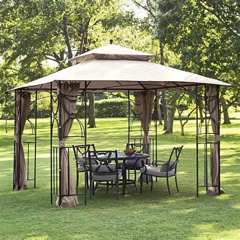 Garden winds has custom designed a series of gazebo replacement canopy tops to fit most standard 10'x10' steel gazebos and 12'x12' steel gazebos. Walmart Home Casual Colonial Gazebo Replacement Canopy ...