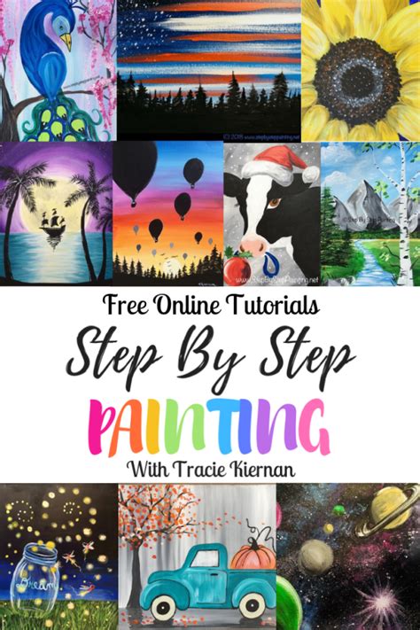 Step By Step Painting Canvas Acrylic Painting For The Absolute Beginner