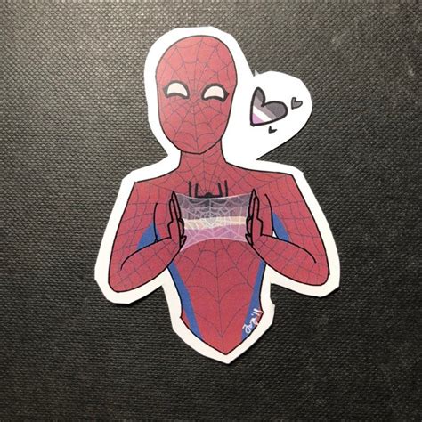 Spidey Pride Spider Man Stickers Etsy
