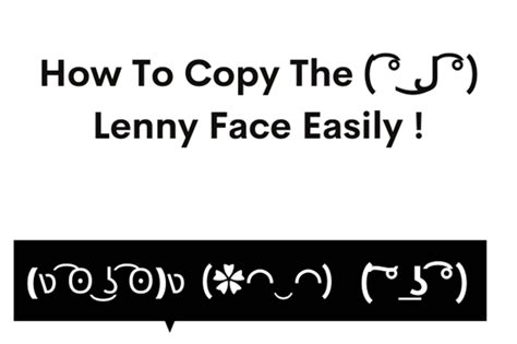 What Is The Meaning Of Lenny Face And How To Copy The Lenny Face Easily