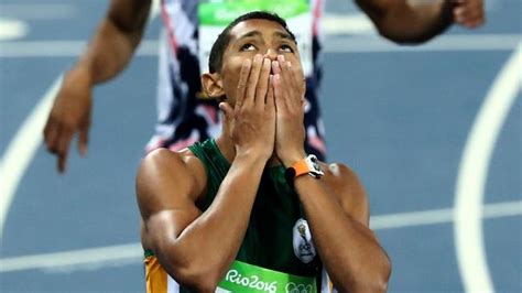 Rio 2016 South African Wayde Van Niekerk Breaks 400m World Record Wins Olympic Gold Medal