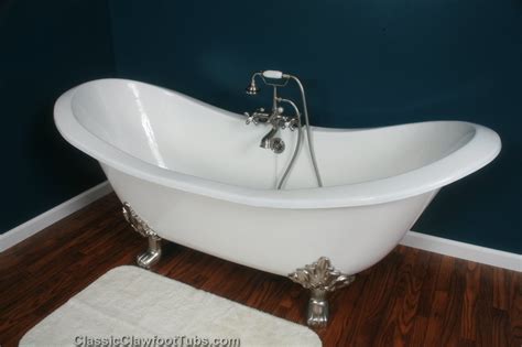 This is a more subtle way of introducing industrial. 71" Cast Iron Double Ended Slipper Clawfoot Tub w/Lions ...
