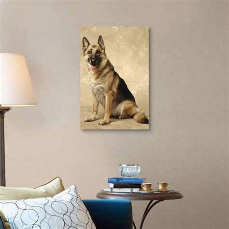 German Shepherd Canvas Wall Art Print Dog Home Decor 6499 Picclick