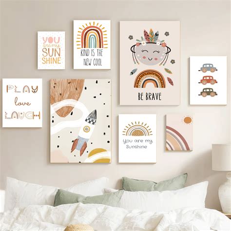 Jual Hiasan Dinding Aesthetic 20X30 Boho Minimalis Walldecor Pajangan