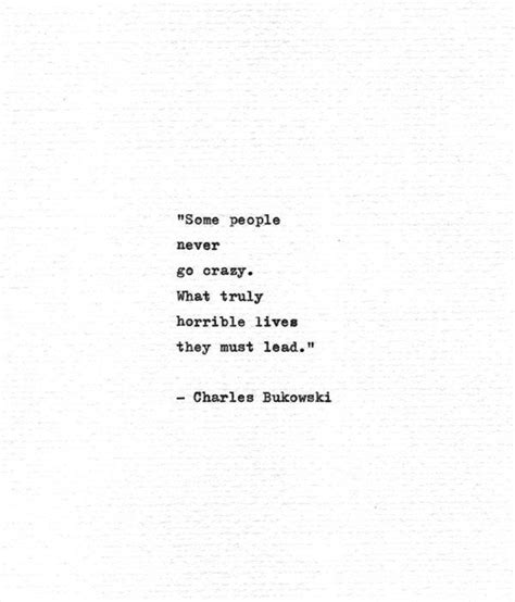 Charles Bukowski Hand Typed Poetry Quote Some People Etsy Charles