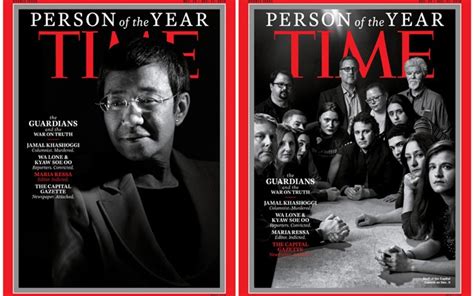 Time Person Of Year Goes To Journalists Including Khashoggi