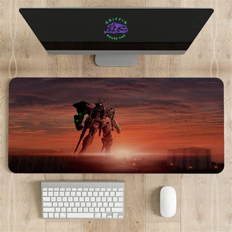 Gundam Mouse Pad 2 Different Sizes Personalized Printing Gaming Mouse