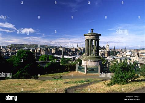 Edinburgh From Calton Hill Stock Photo Alamy