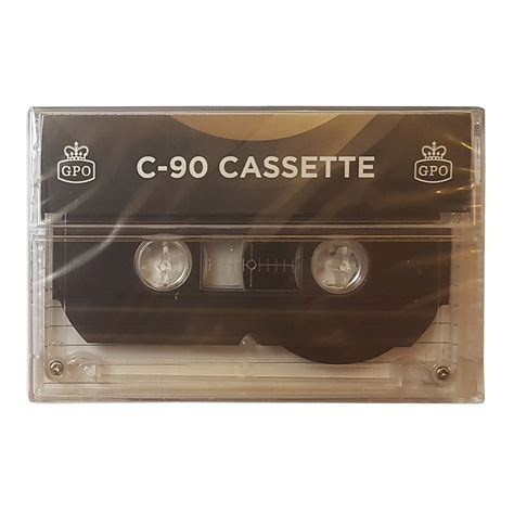 Gpo C90 Ferric Blank Audio Cassette Tapes Retro Style Media