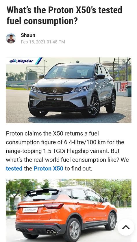 Browse all classes, exterior and interior images, and all information on car sprite. What's The Proton X50's Fuel Consumption? - Yoodo