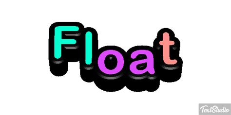 Float Word Animated  Logo Designs