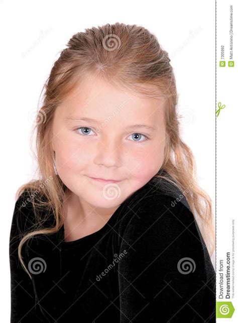 Female Child Headshot Stock Photo Image Of Girl Fashion 7305992
