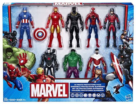 Marvel Ultimate Protectors Exclusive 6 Action Figure 8 Pack Hasbro Toys