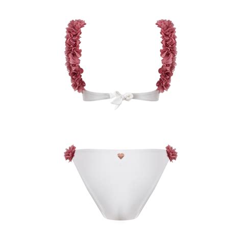 Lovekini Rosa White Bikini