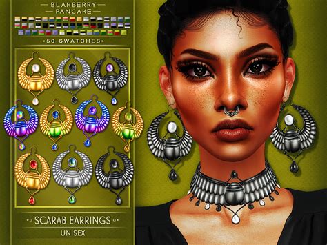 Scarab Jewelry Set At Blahberry Pancake Sims 4 Updates