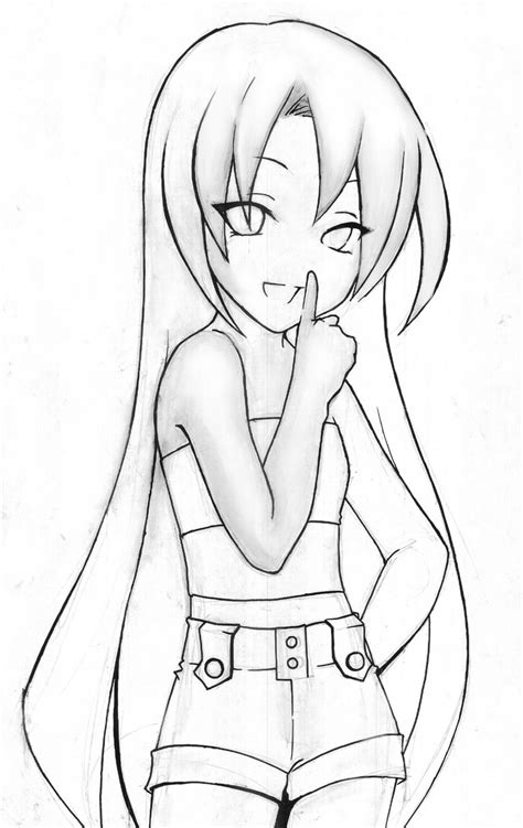 Beautiful Anime Girl Drawing At Getdrawings Free Download