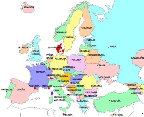 Paises Europa Busca De Google Mapa De Europa Mapa Politico De Europa Banderas De Europa