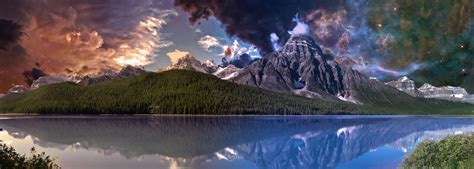 1920x1280 Clouds Daylight Lake Landscape Mountains River Water