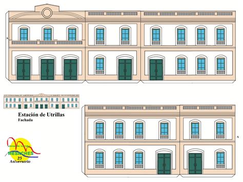 Recortables de edificios para maquetas | Edificios para maquetas