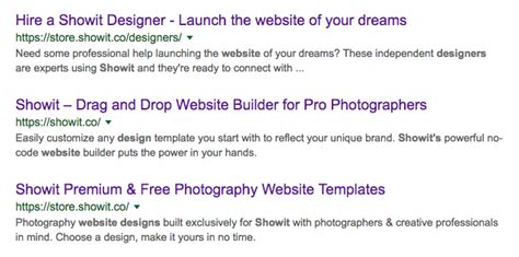 Seo Setting Page Titles And Descriptions In Showit