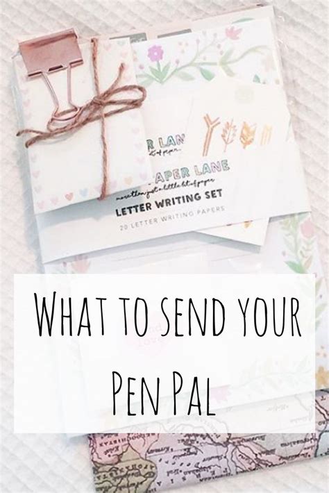 What To Send Your Pen Pal