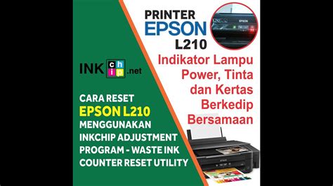 Cara Mengatasi Printer Epson L Lampu Tinta Berkedip Susahamatni 70875